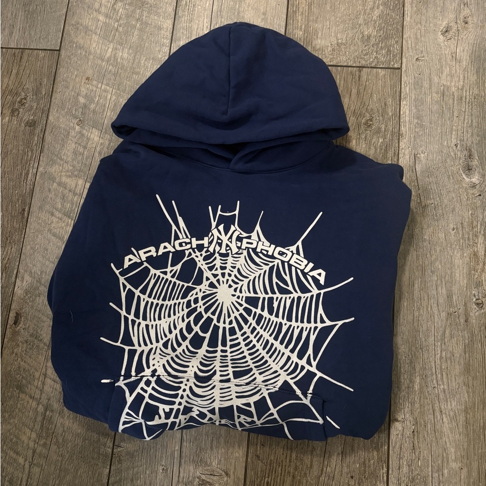 Navy Blue Sp5der Arachnophobia Tracksuit